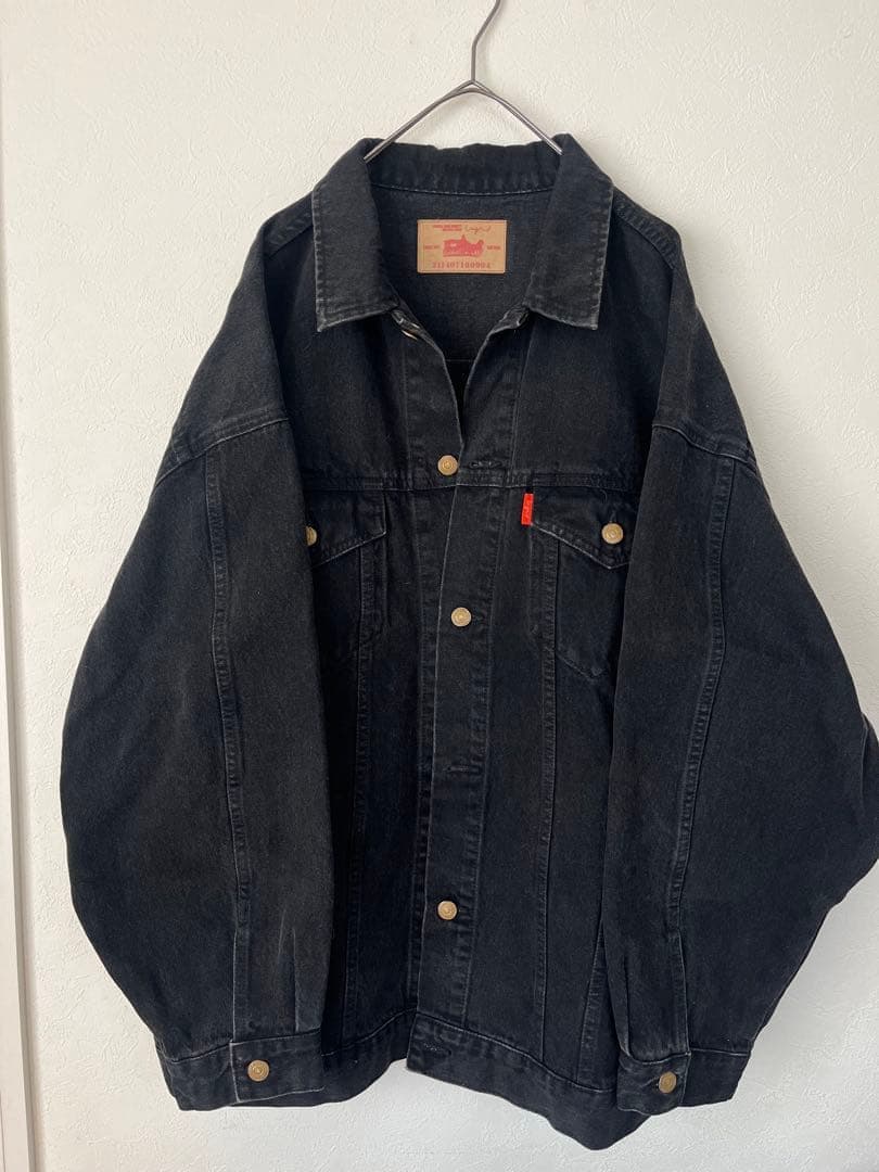 美品❣️Ungrid ビッグシルエットデニムジャケット　ブラック　黒　アングリット