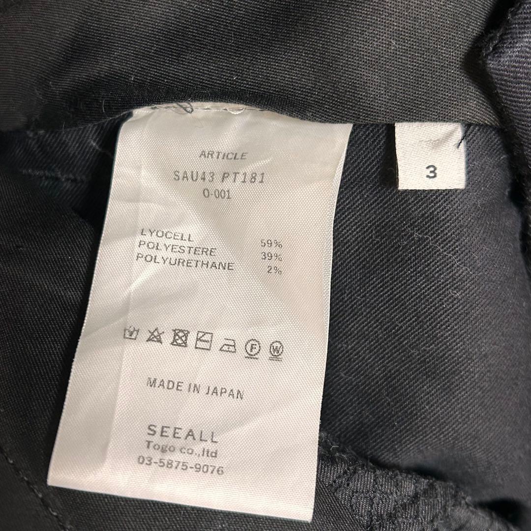 SEEALL MANCHESTER PANTS サイズ3