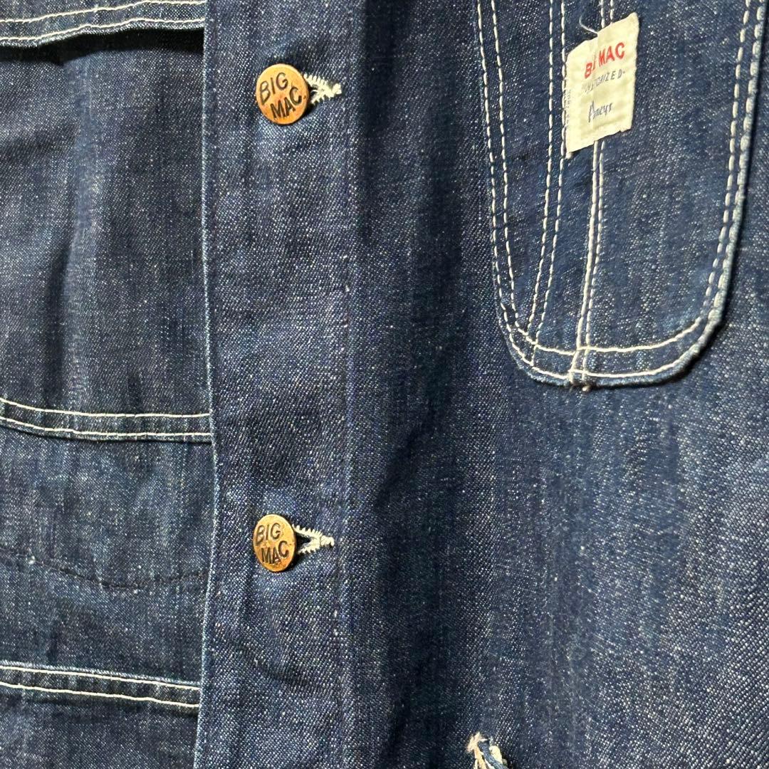 【美品】60s BIG MAC ビッグマック デニムカバーオール Penneys