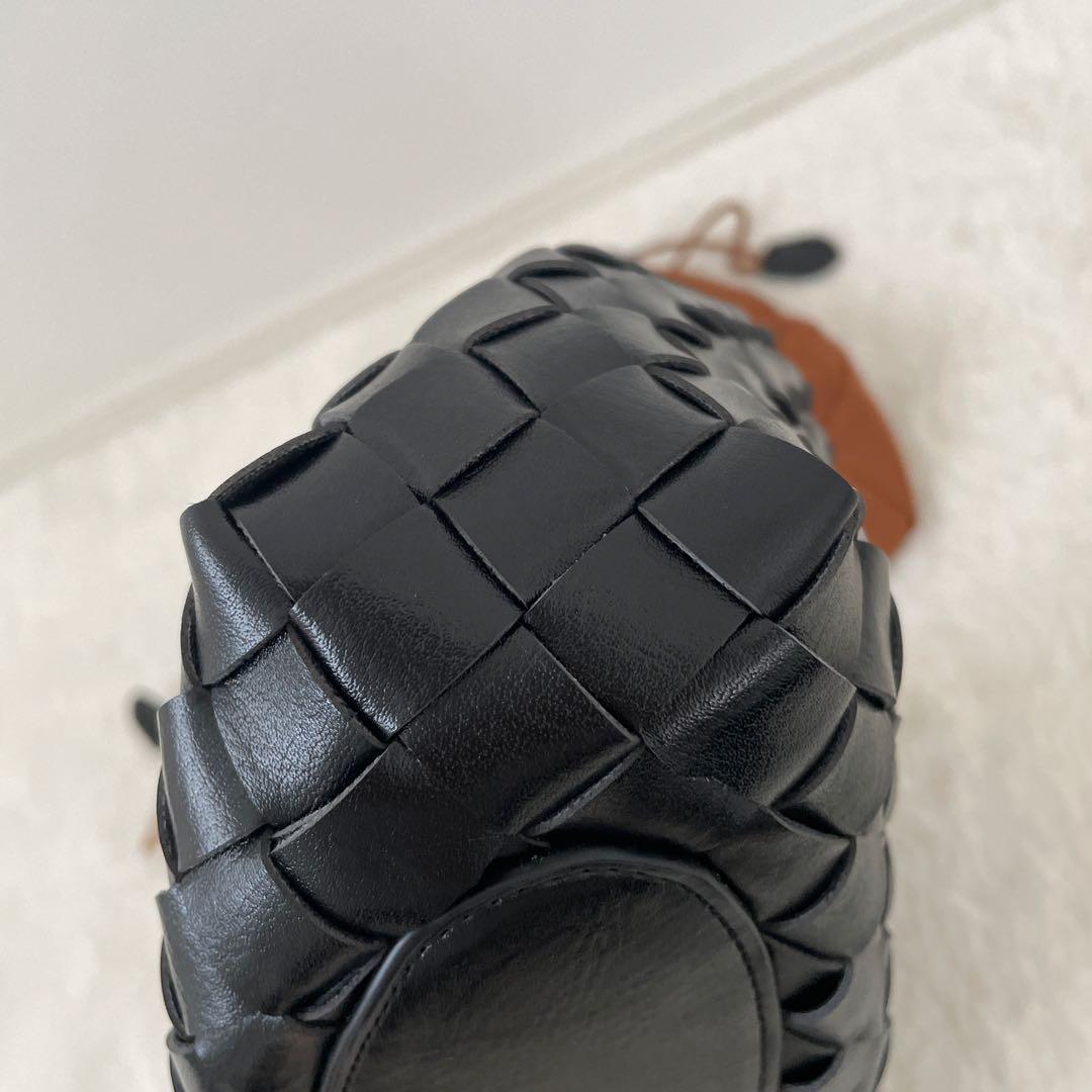 美品　CANAL JEAN diggity メッシュショルダーバッグ ブラック