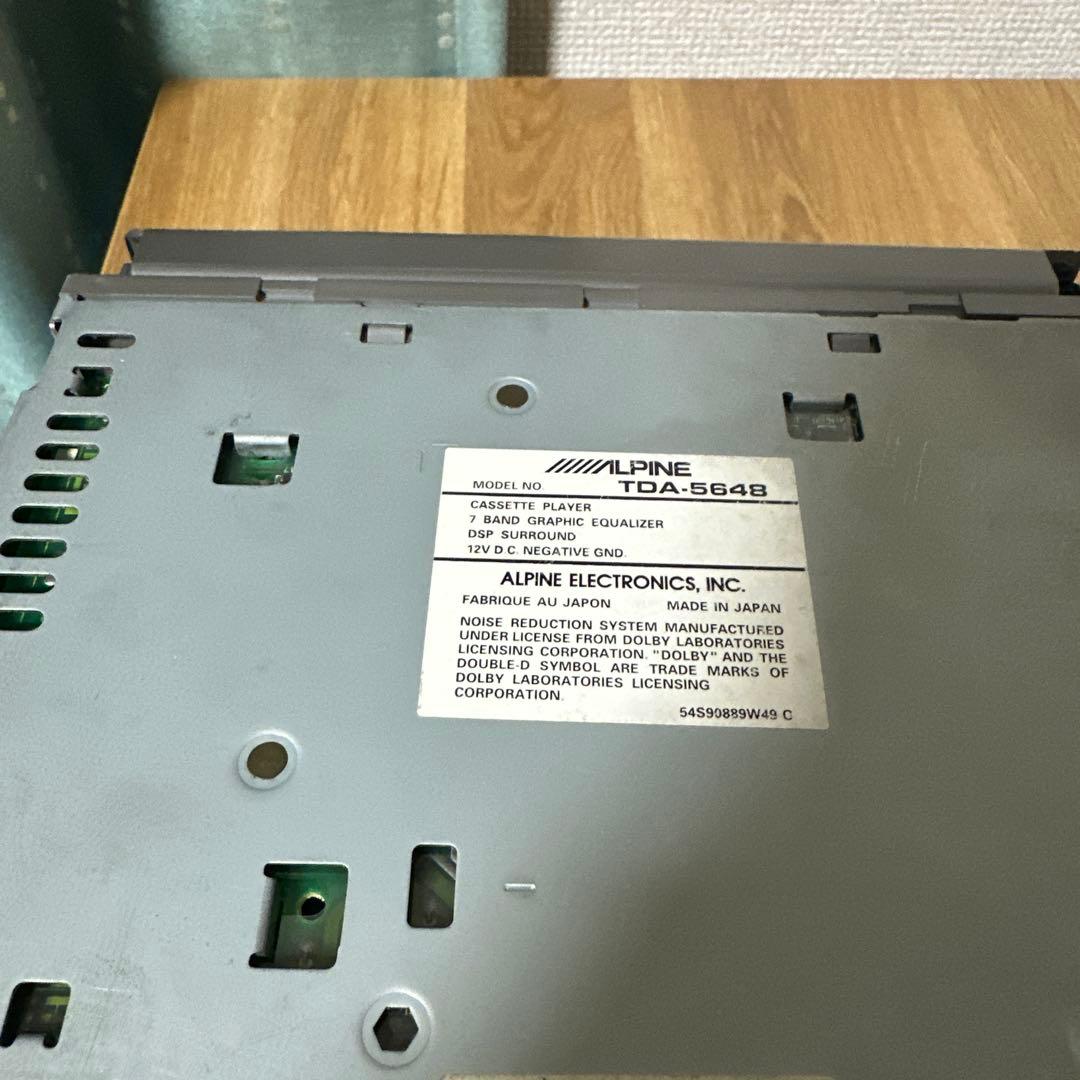 ALPINE CDA-786J TDA-564B 当時物　送料込み