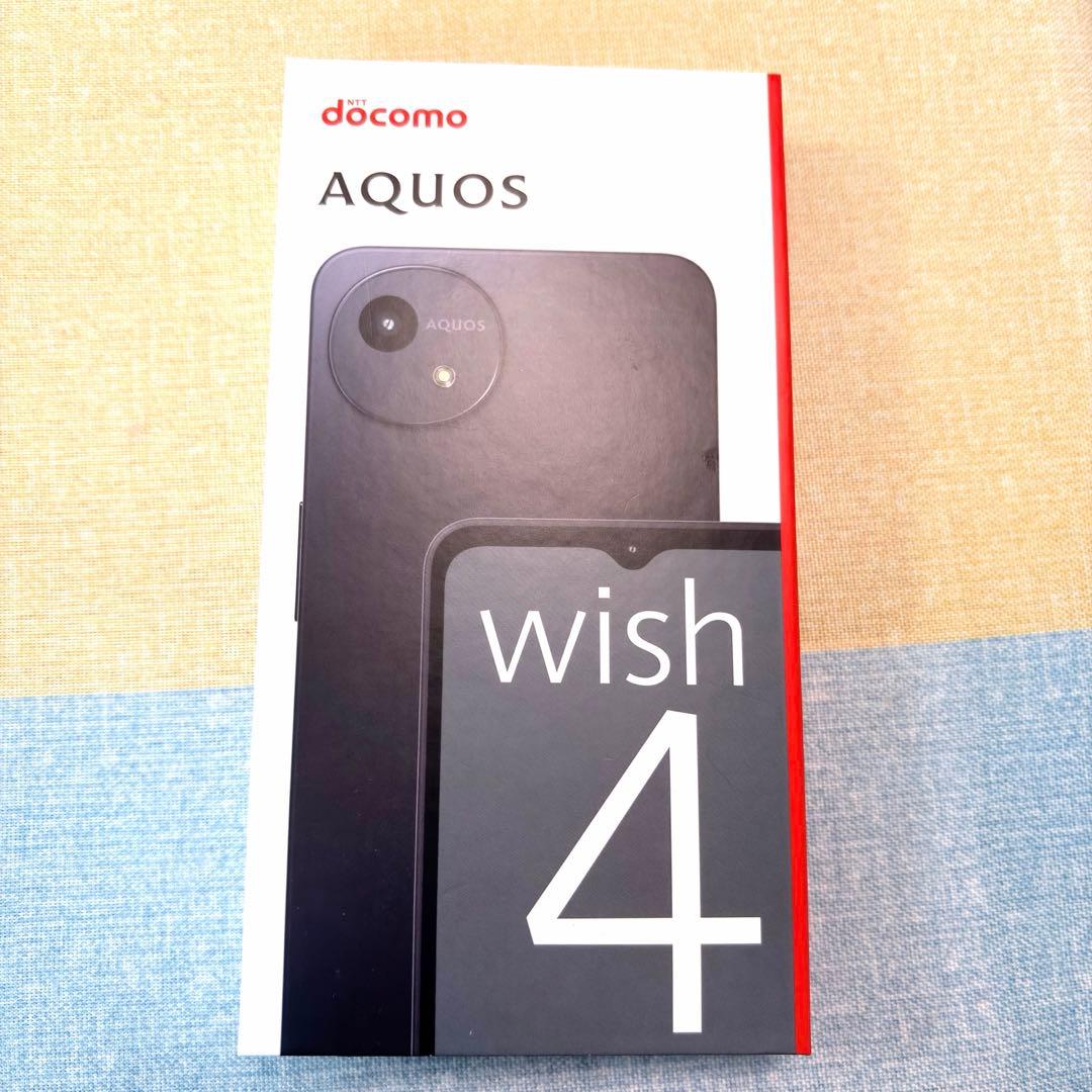 新品未使用　docomo AQUOS wish 4 SH-52Eブラック