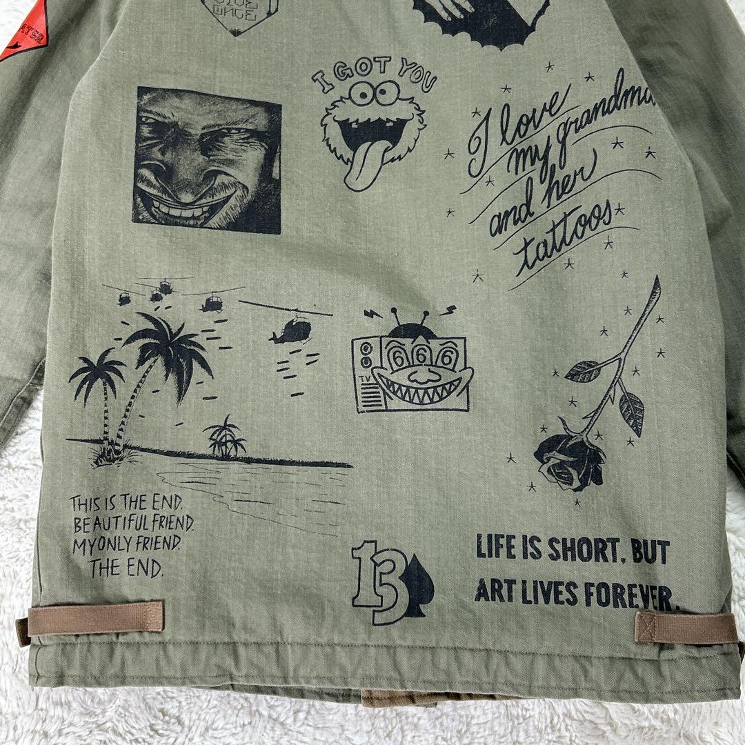 美品SOFTMACHINE /ソフトマシーンA-2ボアジャケット M