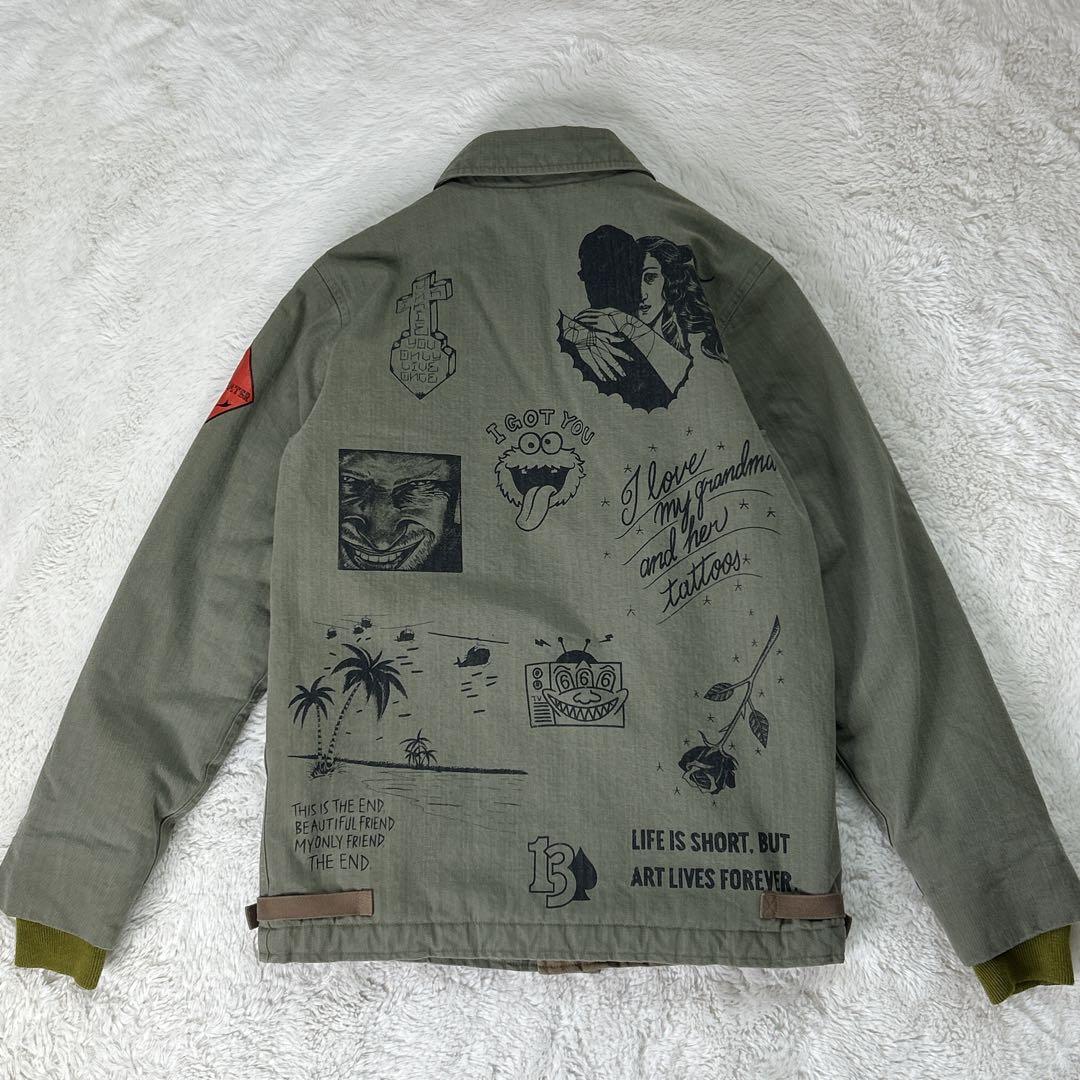 美品SOFTMACHINE /ソフトマシーンA-2ボアジャケット M