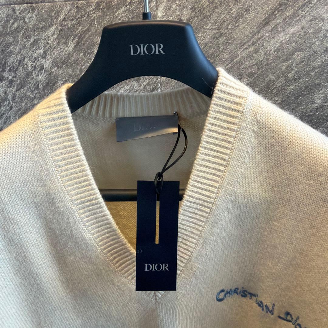 新品未使用品　ディオールメンズ　セーターベスト　ウール&アルパカ ジャージー　M