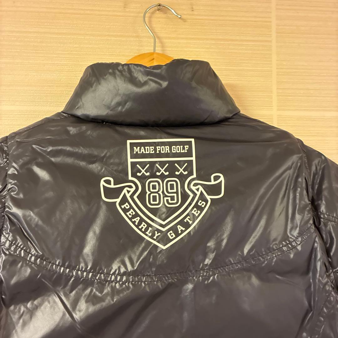 PEARLY GATES チェック柄 ダウンジャケット　リバーシブル　サイズ0