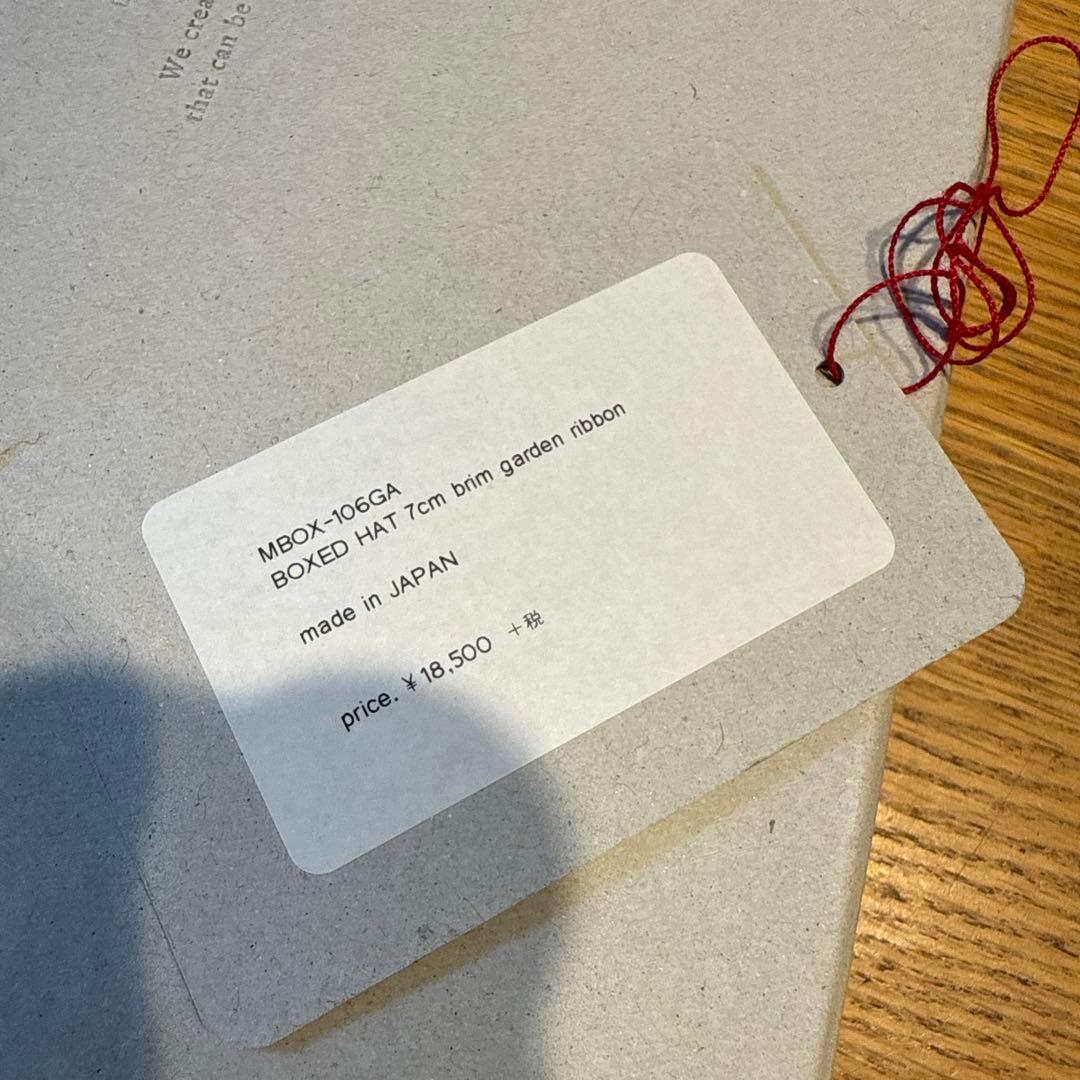 ❤︎mature ha. BOXED HAT ガーデンリボン　美品