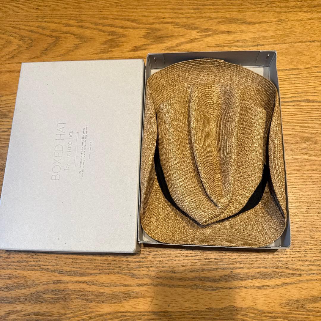 ❤︎mature ha. BOXED HAT ガーデンリボン　美品