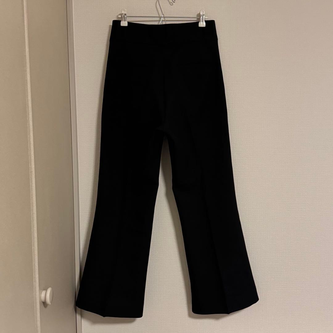 パンツ SHIKITARI PINTUCK MEGA FLARE SLACKS