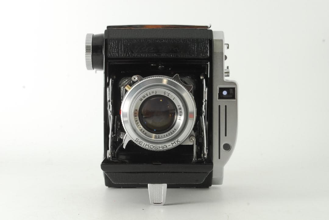 【整備済】KONICA 小西六 Pearl Ⅲ 蛇腹 中判フィルムカメラ