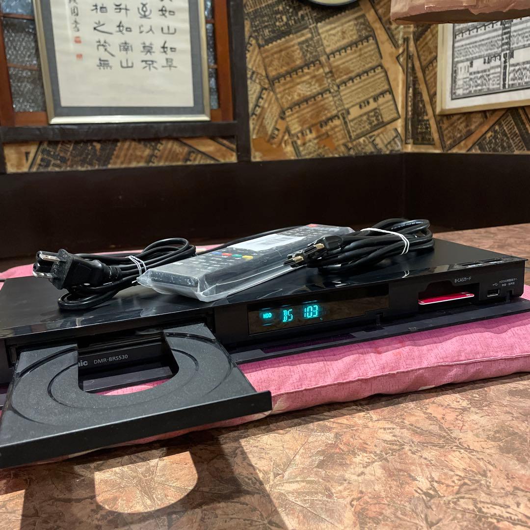 パナ DMR-BRS530 3D対応 15倍録画 500GB 新品リモ等付！