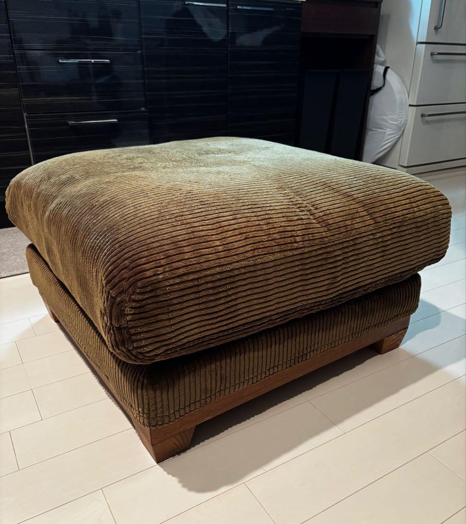 ReCENO. オットマンfolk オリーブ　コーデュロイ
