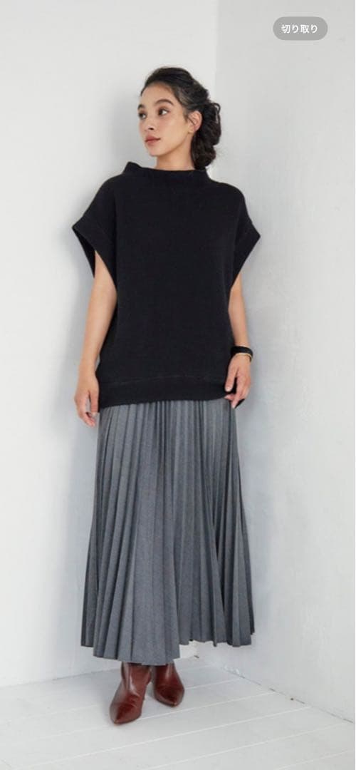 オアーノ　ニットベスト　ブラック　Ｍ