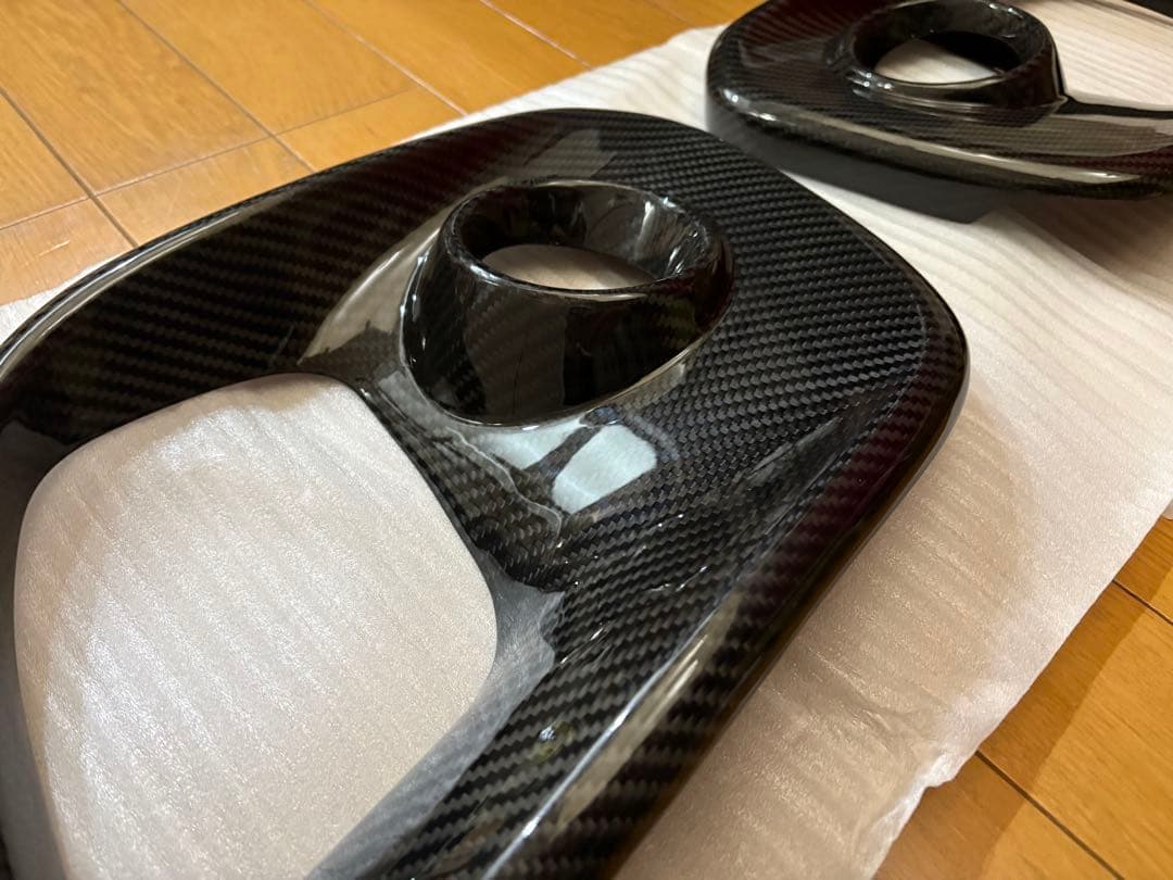 アバルト Abarth 595 695 フォグライトカバー カーボン