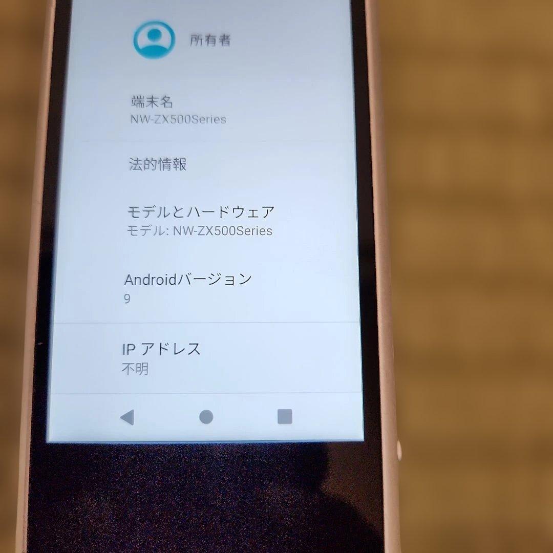 SONY NW-ZX507　デジタルオーディオプレーヤー　音楽プレーヤー　中古