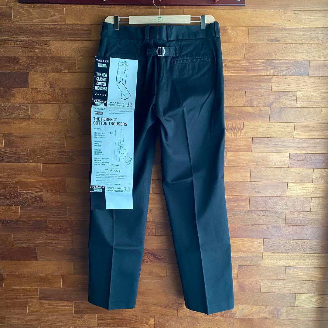 【TANAKA】タナカ 別注 コットン トラウザーパンツ ALLEN サイズ33