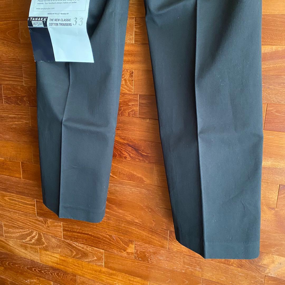 【TANAKA】タナカ 別注 コットン トラウザーパンツ ALLEN サイズ33