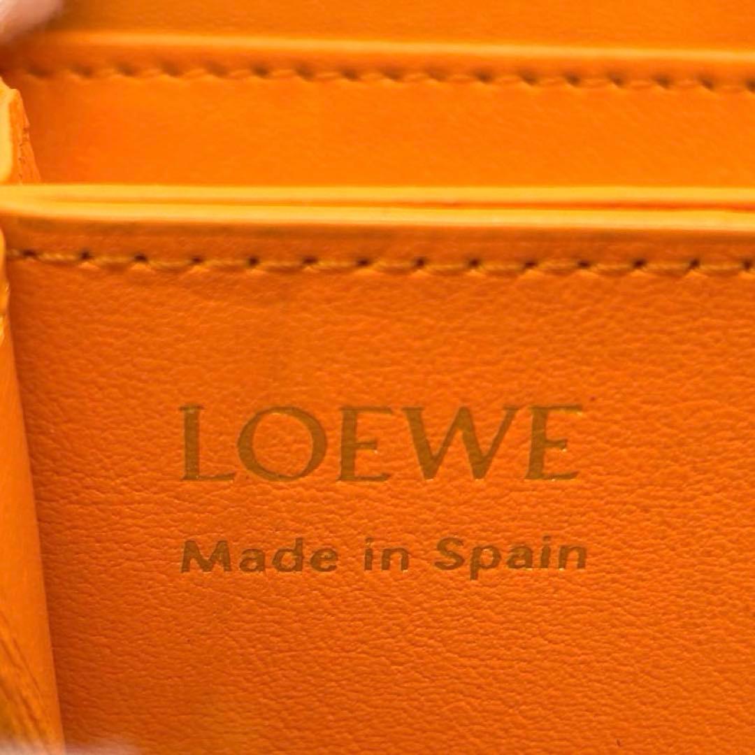 ロエベ レザーノット ラウンドファスナー 長財布 ブラック 極美品 付属品完備