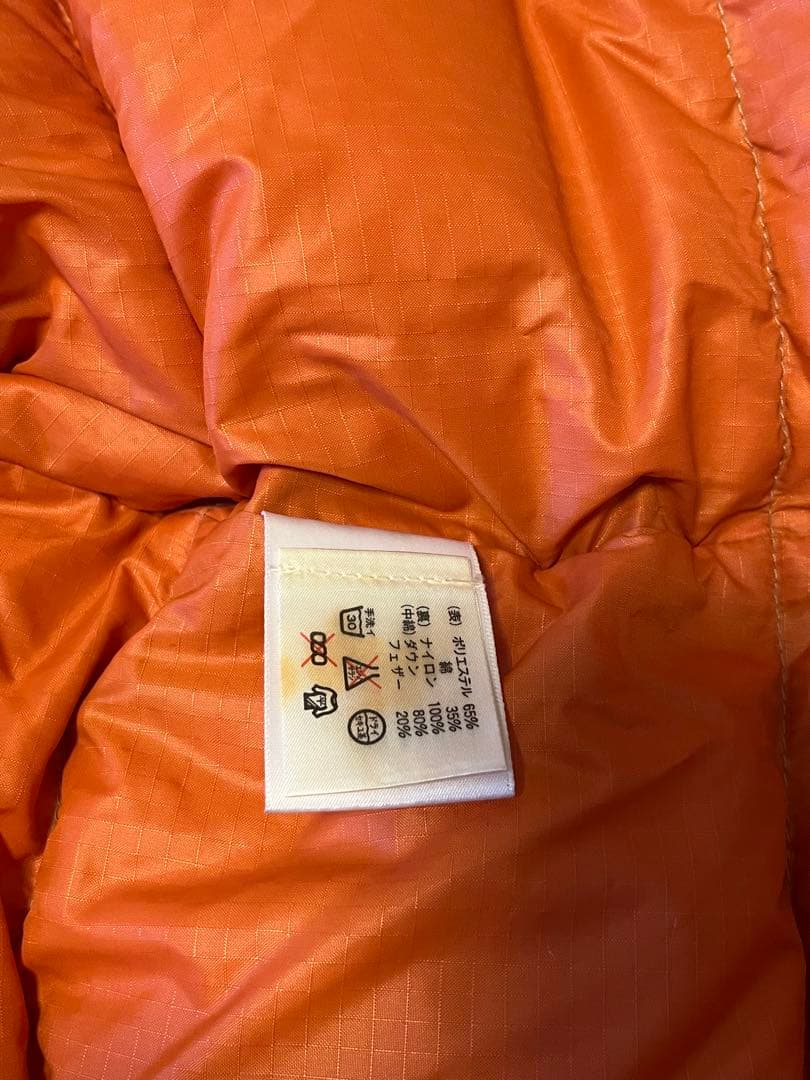 極美品！　ノースフェイス　ダウンベスト　M 茶タグ