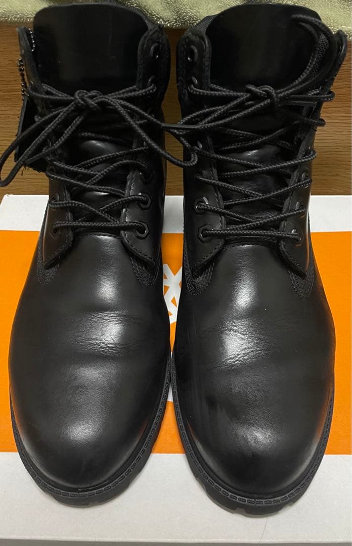 Timberland 黒レザーブーツ6 IN WATERPROOF BOOT