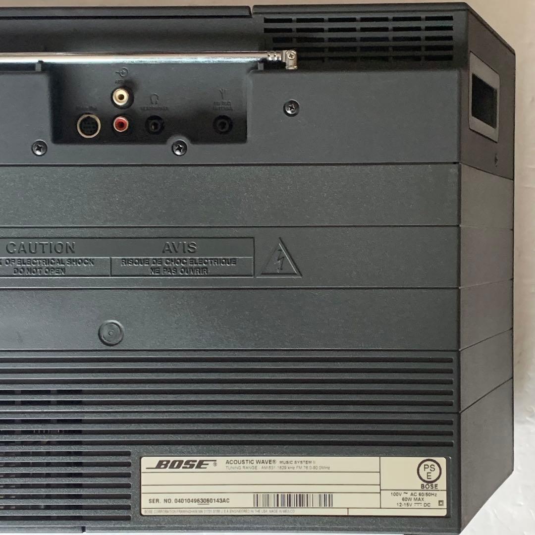 ボーズ BOSE ACOUSTIC WAVE MUSIC SYSTEM Ⅱ