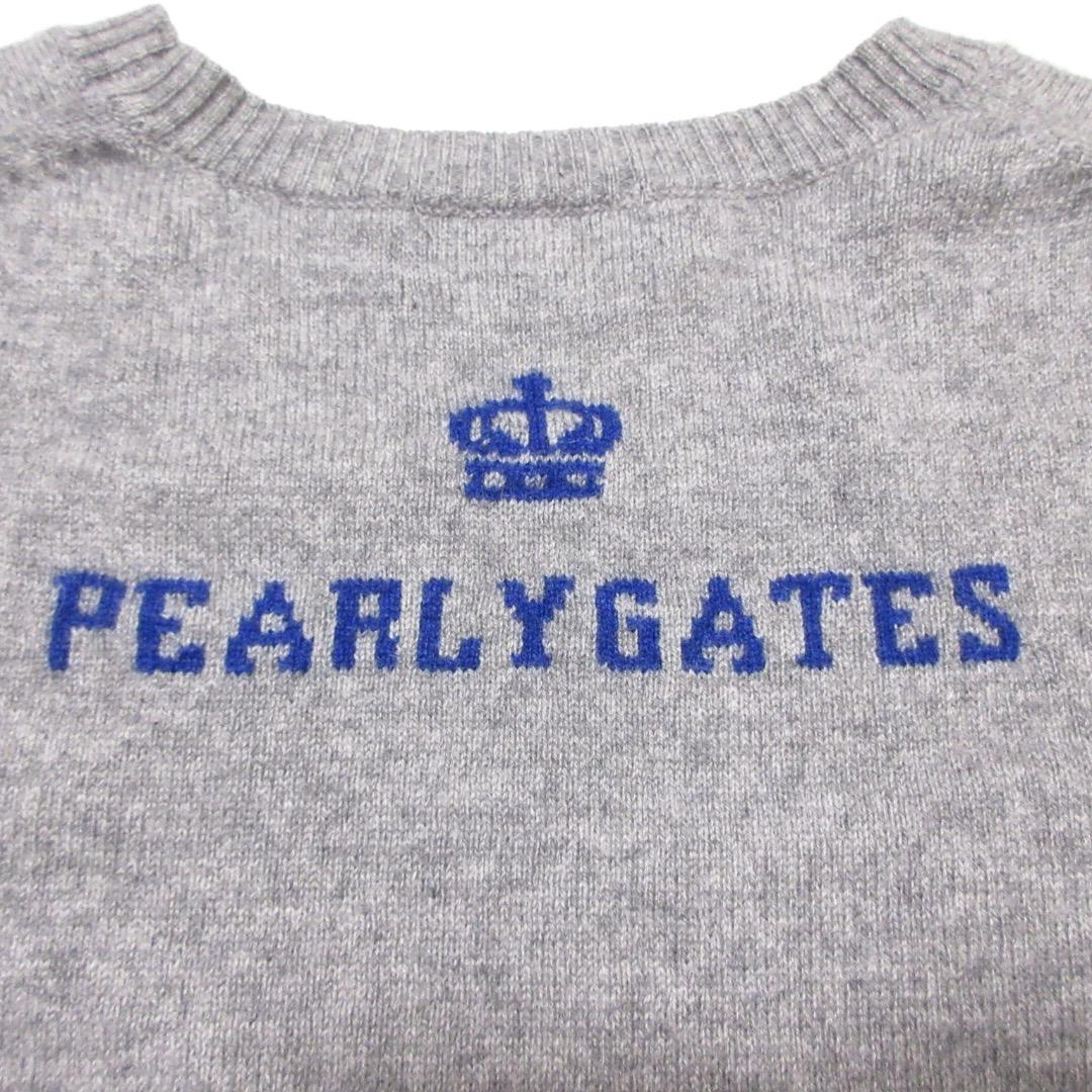 パーリーゲイツ / カシミヤ100%長袖ニット