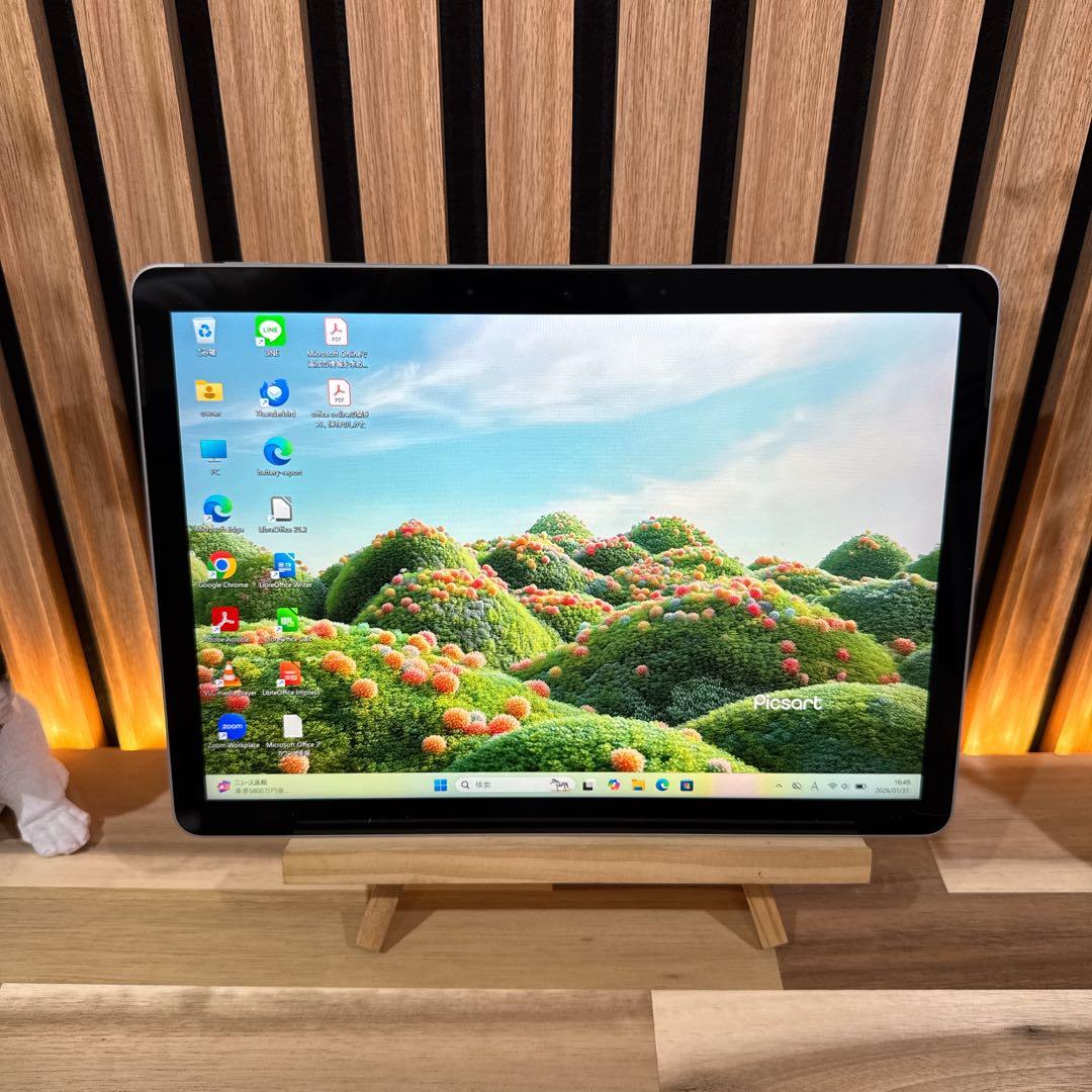 美品 2in1モデル‼️Surface Go 3☘希少レッド☘大人気ノートパソコン