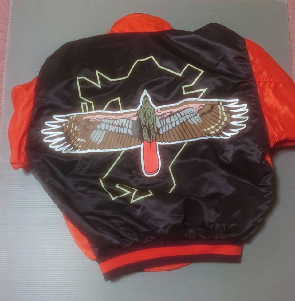 Daiei Hawks ボンバージャケット オレンジ