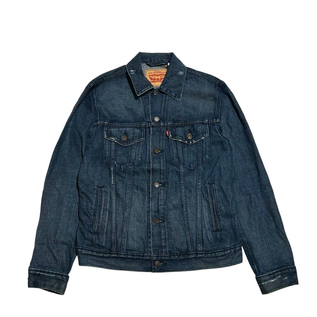 【希少・背面ロゴ】Levi's リーバイス デニムジャケット バッファロー