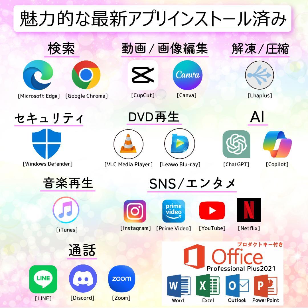 NEC 8世代 i5 高速SSD512＋HDD1T メモリ16 ノートパソコン