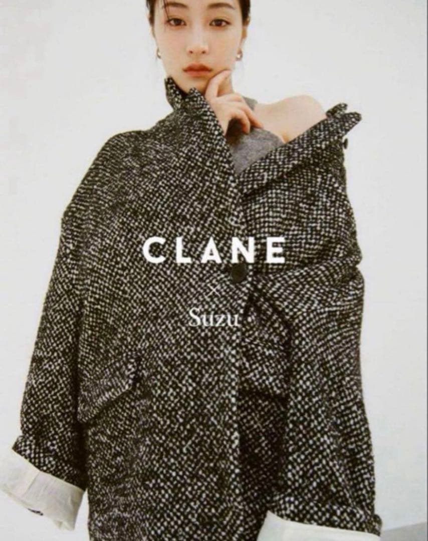SuzuHirose×CLANE MIX COLOR OVER COAT クラネ