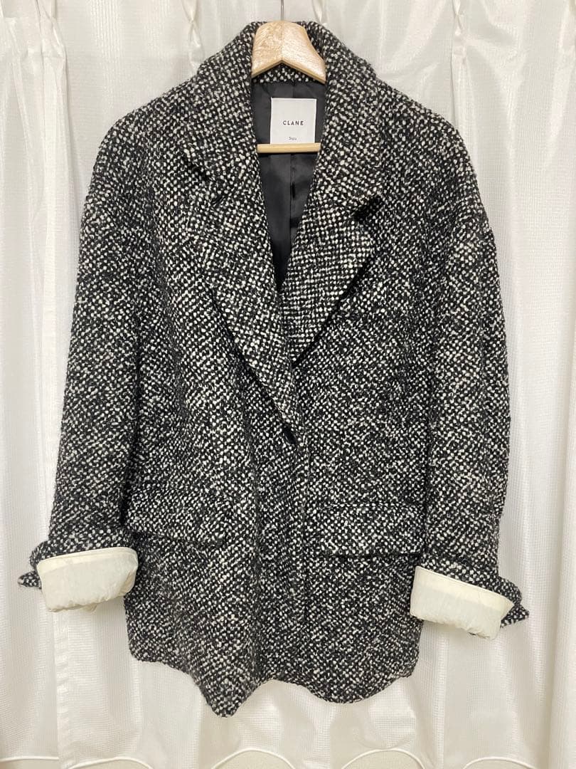 SuzuHirose×CLANE MIX COLOR OVER COAT クラネ