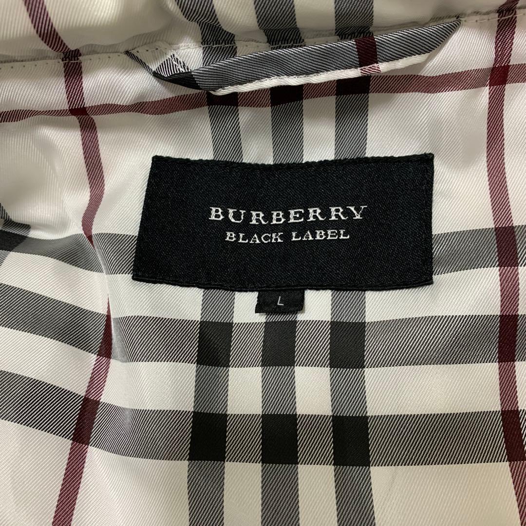 バーバリー　ブラックレーベル　黒　メンズＬ