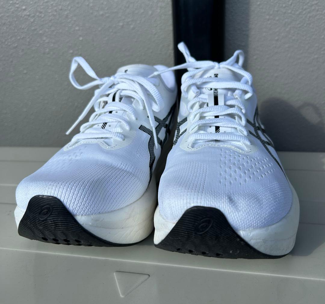 アシックス マジックスピード4 白 ワイド 27.5cm (箱無し)