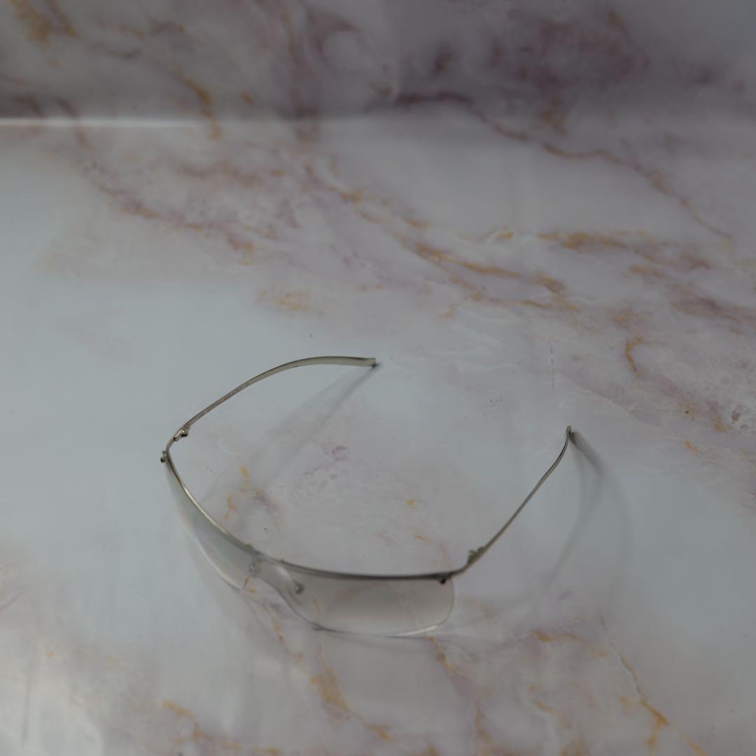 GUCCI グッチ フルフレーム Y2K クリア シルバー モード サングラス