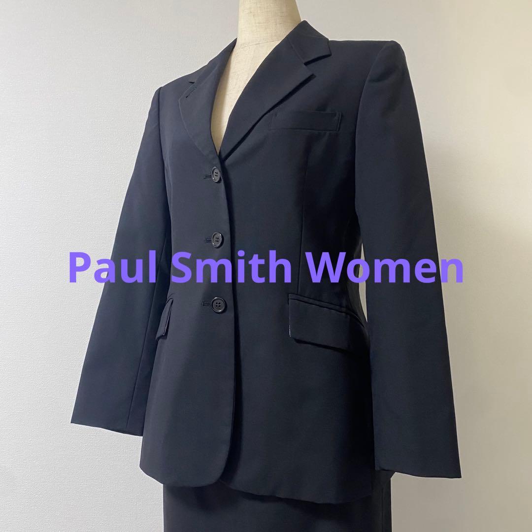 ポールスミスウーマン　スカートスーツ　ブラック　L 40 大きいサイズ