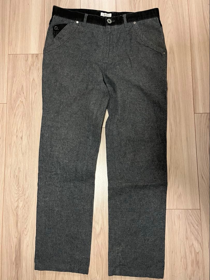 HERMÈS PARIS エルメス ウールスラックス フランス製 ヴィンテージ