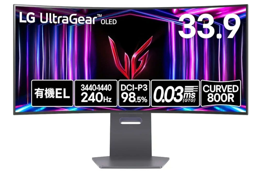 LG UltraGear OLED 34G59QE-B 有機EL 34インチ