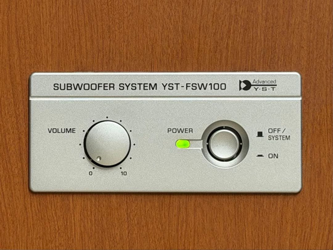 YAMAHA サブウーファー YST-FSW100（MC）チェリー