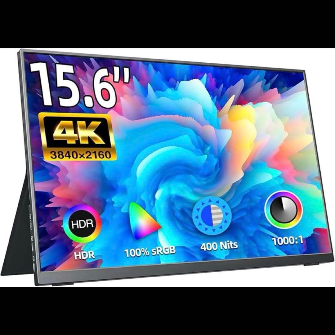 モバイルモニター 15.6インチ kksmart 4K解像度/Y31285-I1