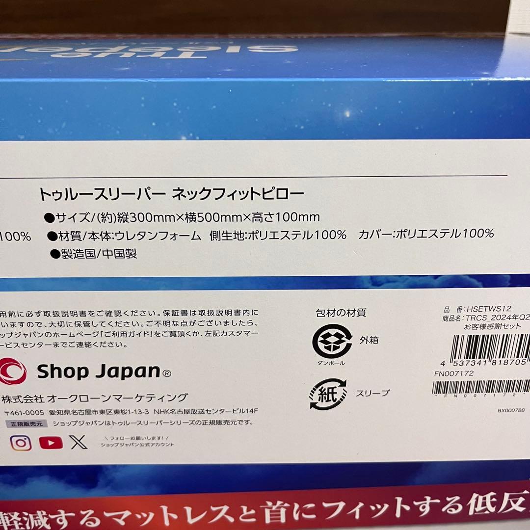 トゥルースリーパー 低反発マットレス ネックフィットピローセット