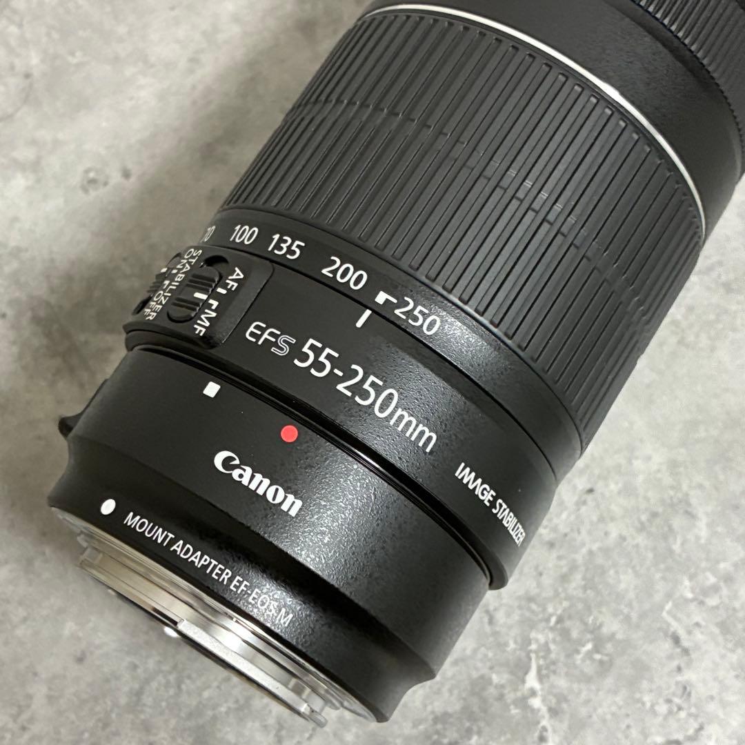 ⭐️美品⭐️Canon EFS 55 250 II & EF-EOS M アダプター