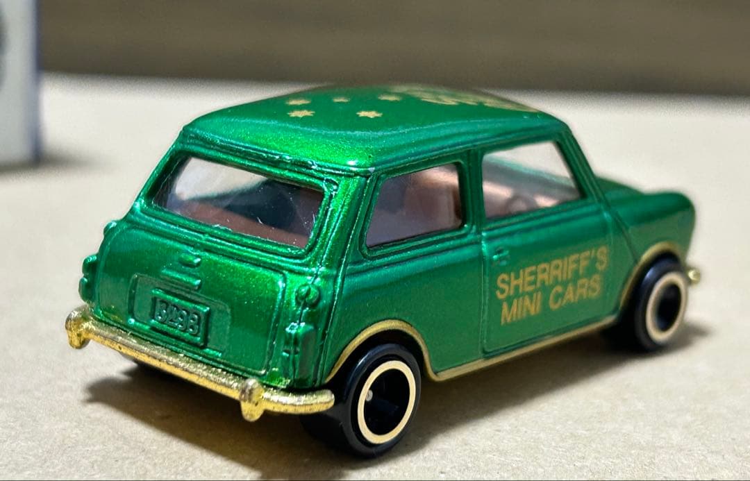トミカ ミニクーパー シェリフ sheriff メタグリーン