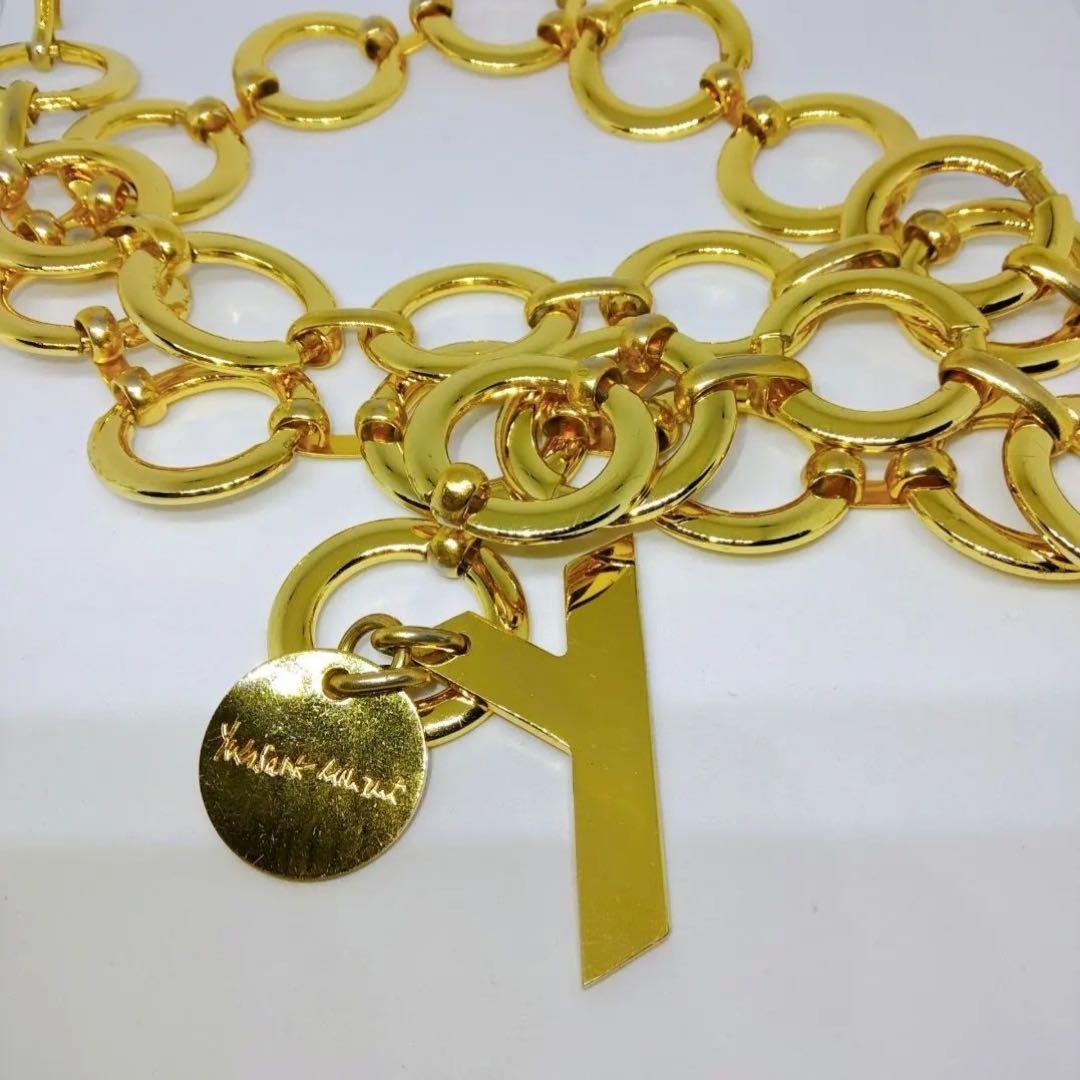 YSL イヴ・サンローラン LOVE ラブ ペンダント リングチェーンベルト