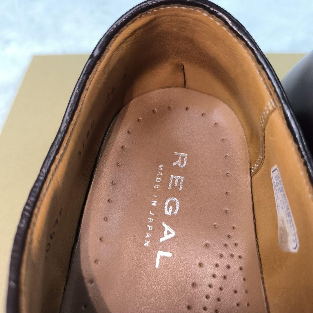 ✨美品✨ リーガル ドレスシューズ スワールトゥ レザー 濃茶 26cm