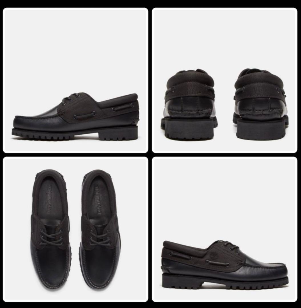 ティンバーランド スリーアイ ボートシューズ ブラック 26cm