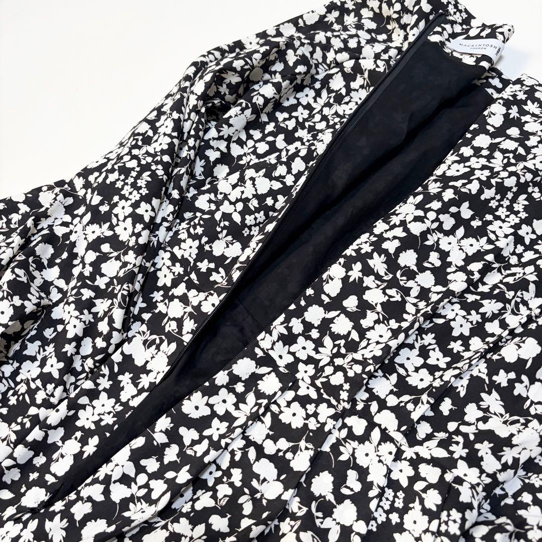 近年モデル♡マッキントッシュロンドン 花柄ロングワンピース フレア 長袖 38