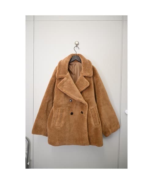 Frene　テディボアミディ丈コート　テディベア　　コート　フラーネ　アウター