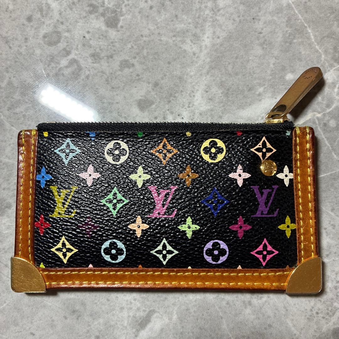 ルイヴィトン ポシェットクレ モノグラム マルチカラー ケースM92654
