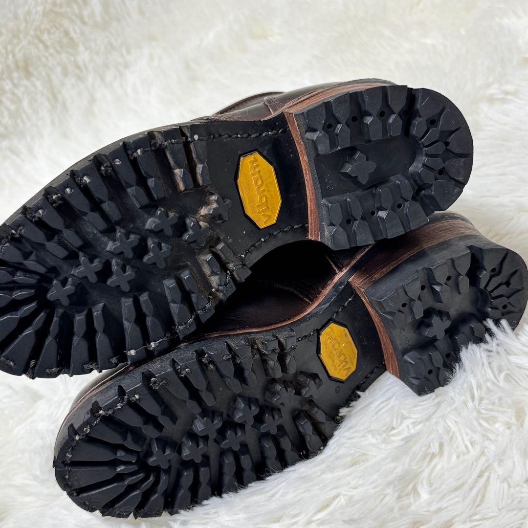 【希少・USA製】FRYE フライ ロガーブーツ 6M（24cm）ビブラムソール